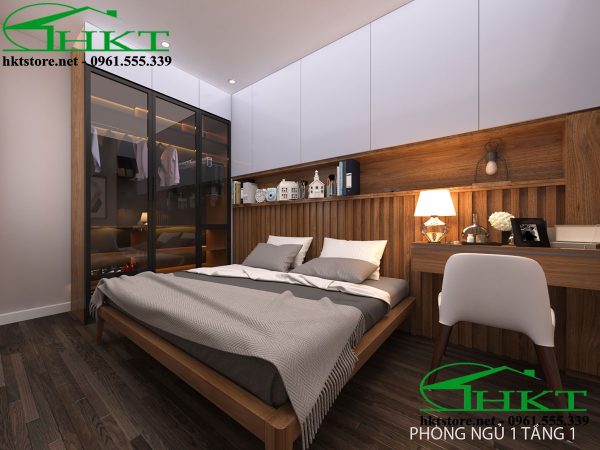 Thiết kế nội thất phòng ngủ 12m2 MPN9