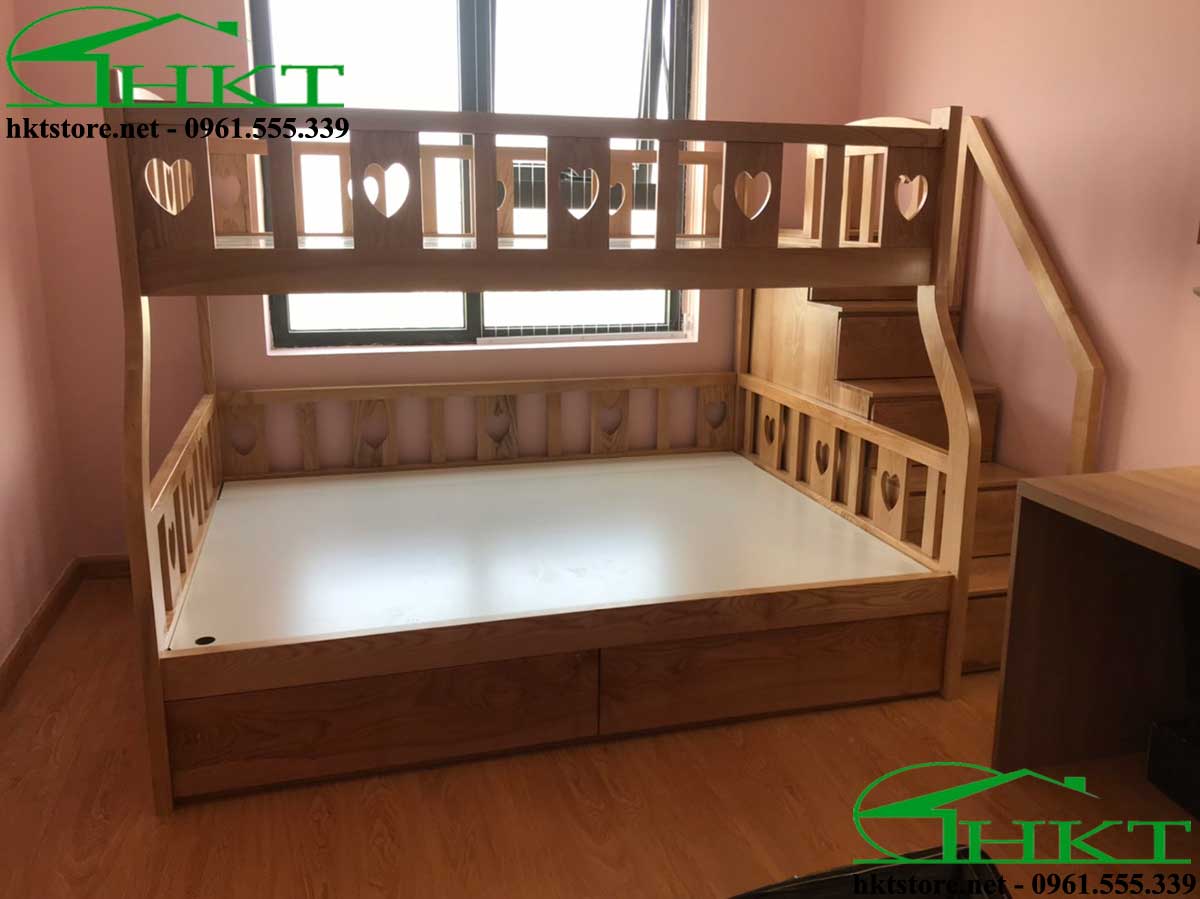 Hình ảnh thực tế giường tầng cho bé MPN10