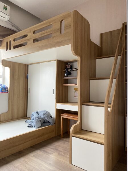 Giường tầng bằng gỗ công nghiệp